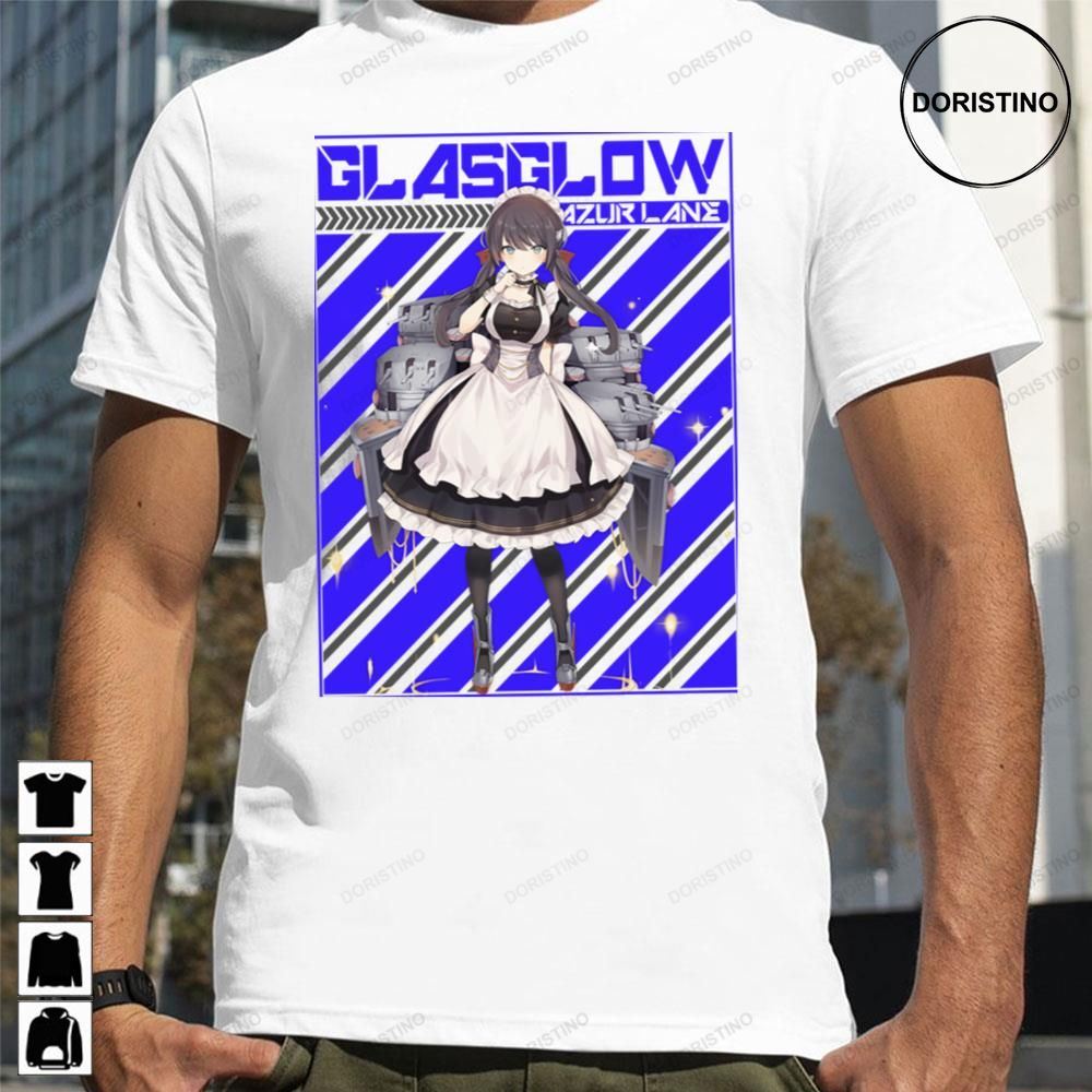 Blue Background Glasglow Perfectlayer Azur Lane Limited Edition T-shirts
